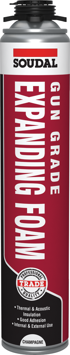 Soudal Gap Filler Expanding Foam Gun Grade