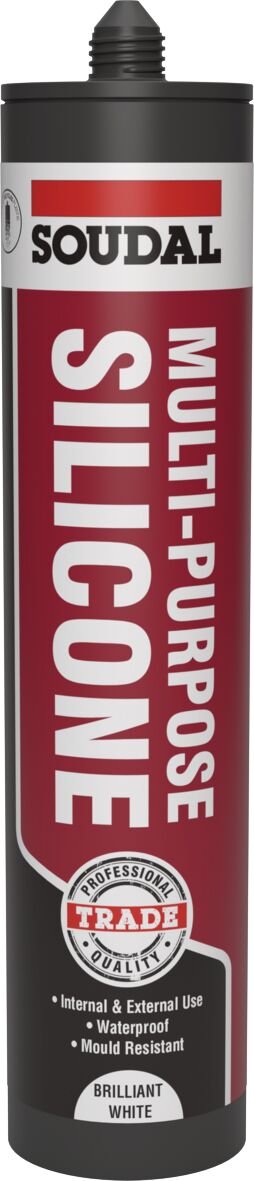 Soudal Trade Multi-Purpose Silicone Brilliant White 270ml