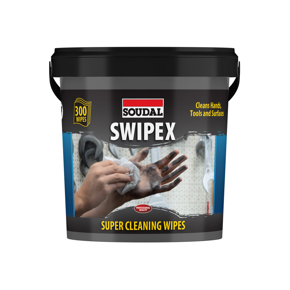 Soudal Swipex Wipes Mega Value 300 Bucket