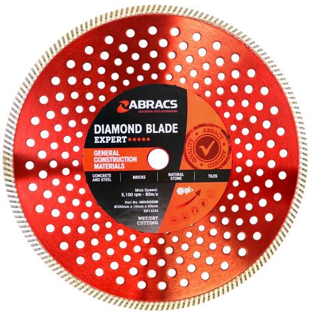 Abracs Diamond Blade  300mm x 10mm x 20mm GCM - expert