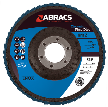 Abracs Zirconium Flap Disc 115mm x 120g