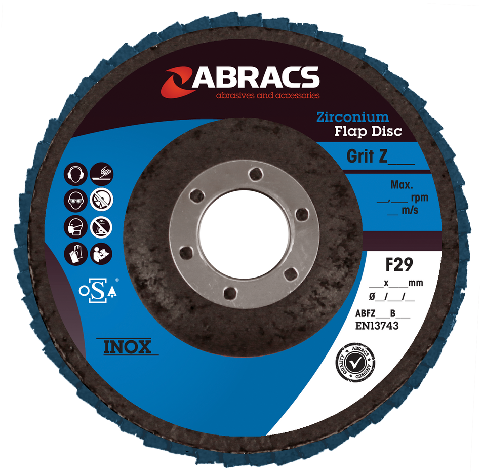 Abracs Zirconium Flap Disc 115mm x 120g