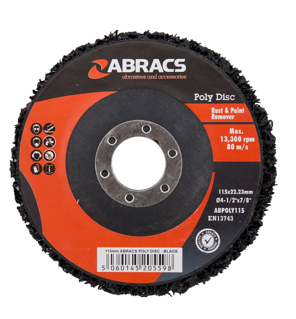 Black Poly Disc 115mm