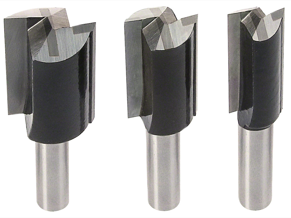 1/4in PRO Router Bit Straight Set, 6 Piece