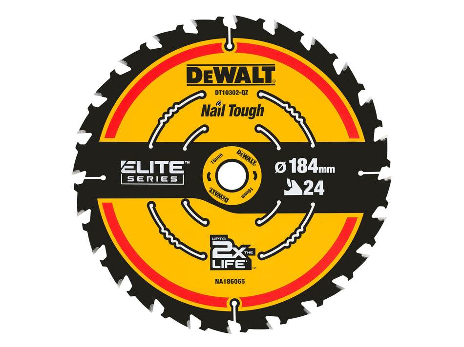 ELITE™ Series Framing Circular Saw Blade 184 x 16mm x 24T