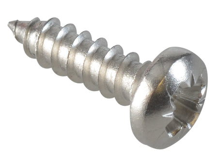 Self-Tapping Screw Pozi Compatible Pan Head SS 1/2in x 6