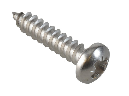 Self-Tapping Screw Pozi Compatible Pan Head SS 3/4in x 8