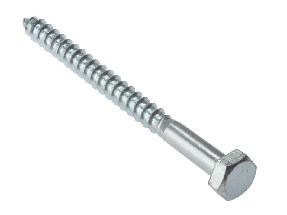 Coach Screw Hexagon Head Single Thread ZP M12 x 100mm Bag 5