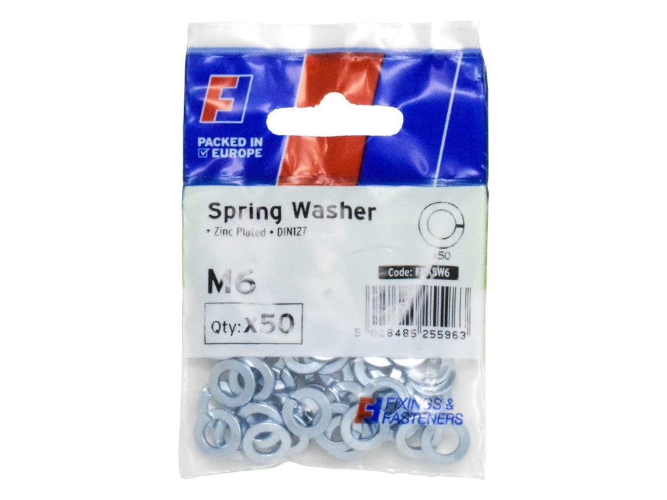 Spring Washer M6 ForgePack 50