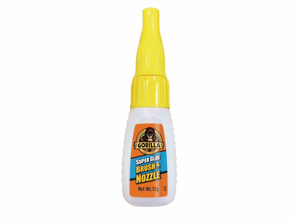Gorilla® Superglue Brush & Nozzle 12g