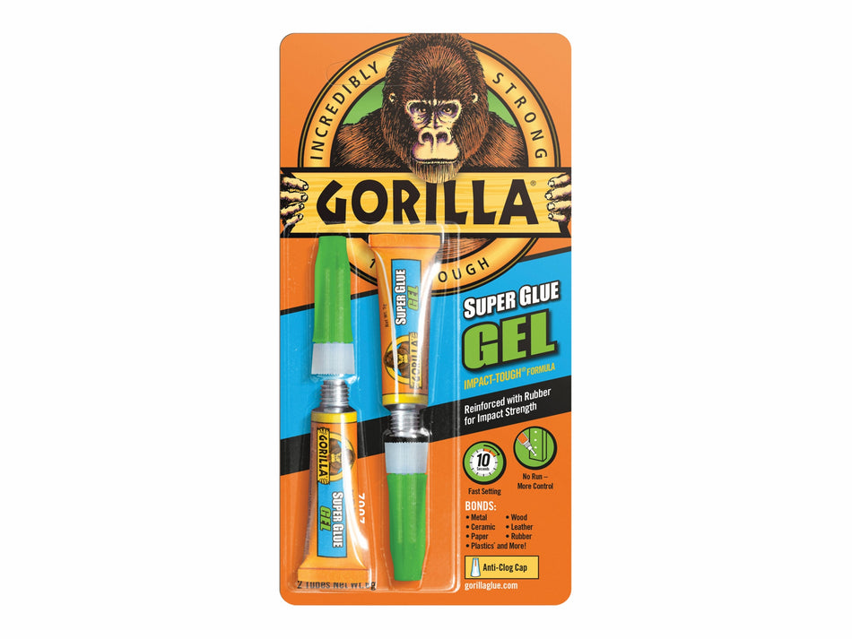 Gorilla® Super Glue Gel 2 x 3g
