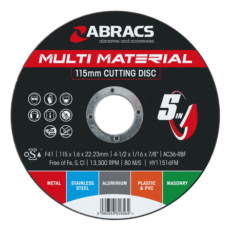 5-in-1 Multi Material Cutting Disc
