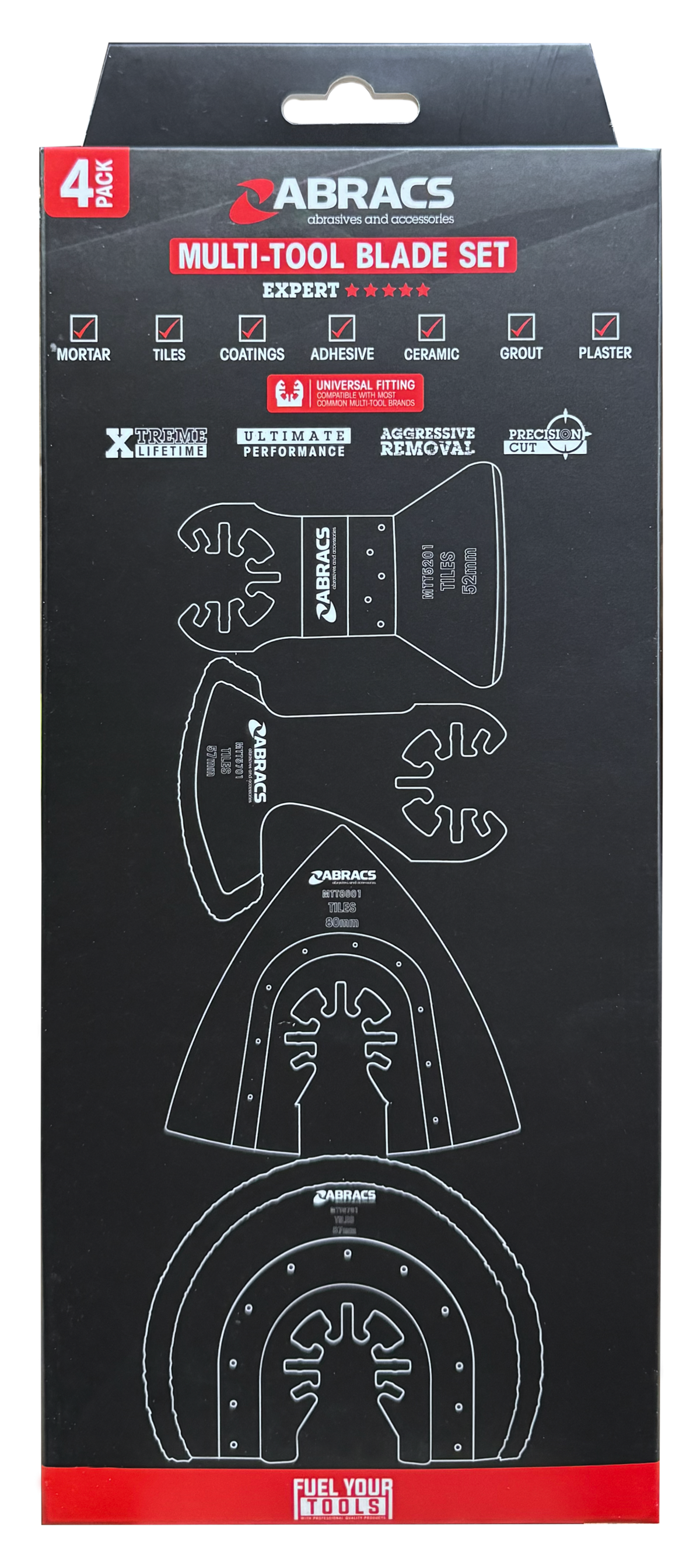 4pc Tiling Multi-Tool Set