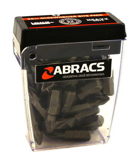 Abracs 25mm PH2 Screwdriver Bit (25pc pack)