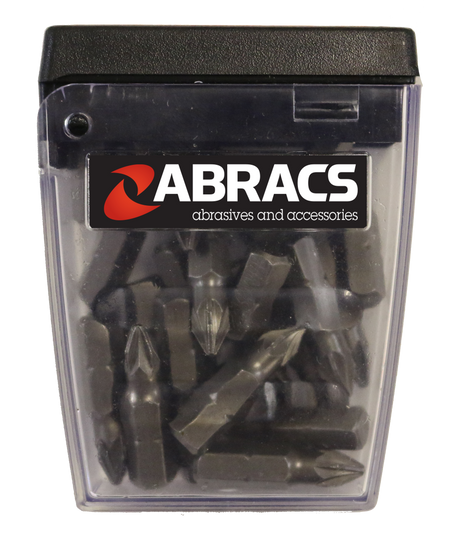 Abracs 25mm PZ2 Screwdriver Bit (25pc pack)