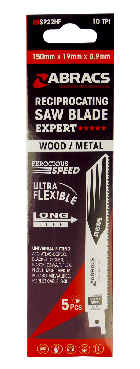Wood Metal Reciprocating Saw Blade 150mm