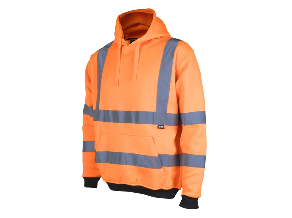 Hi-Vis Hoodie Orange - M
