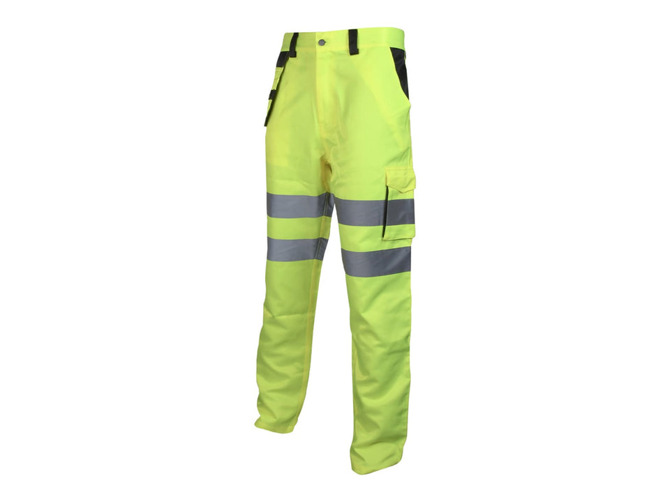 Hi-Vis Holster Trouser Yellow - W34-36in