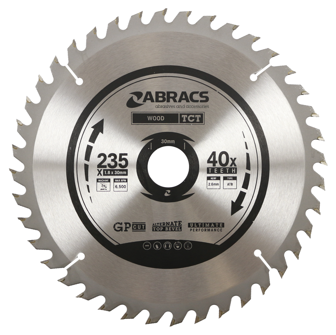 TCT Blade Wood 235mm