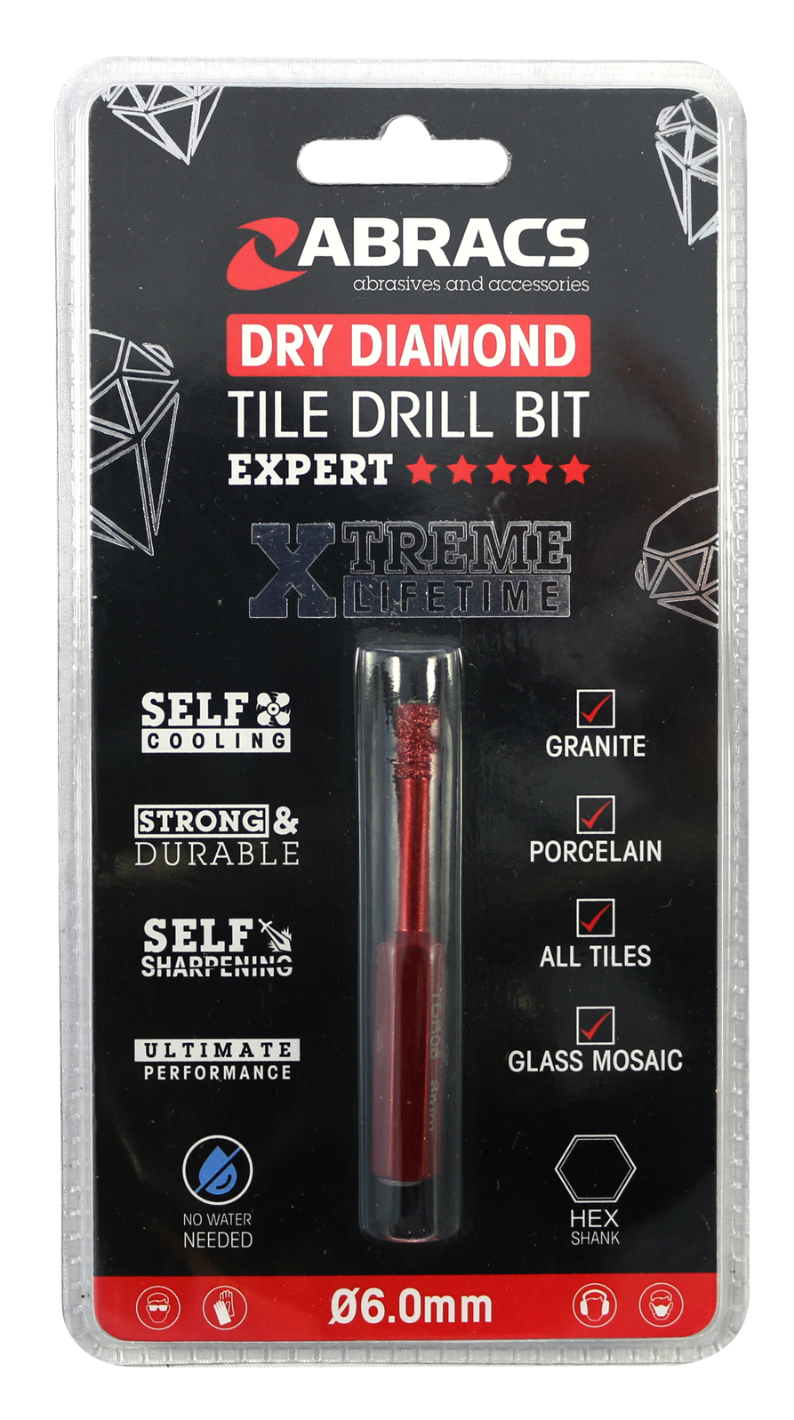 Diamond Tile Drill Bit 6mm