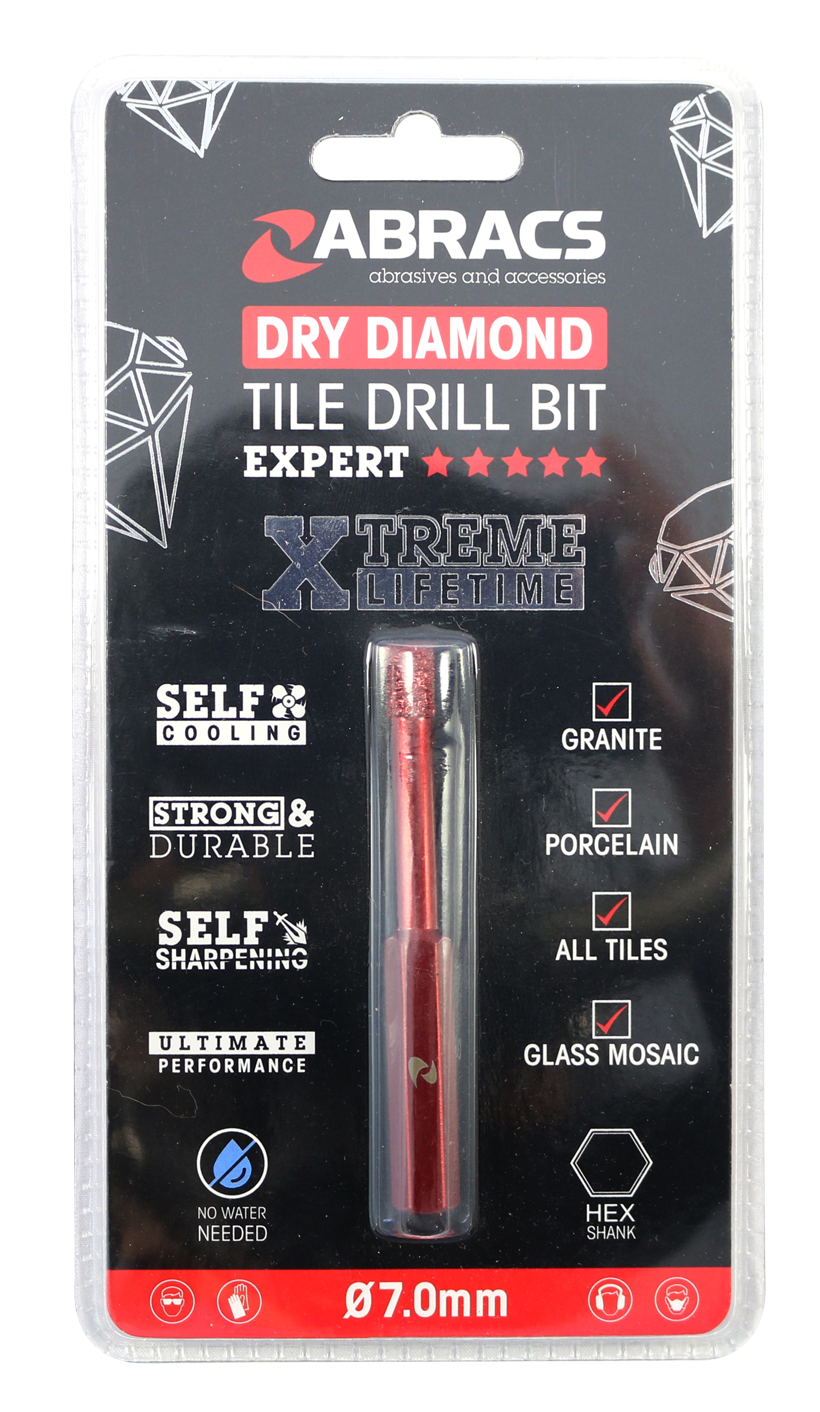 Diamond Tile Drill Bit 7mm