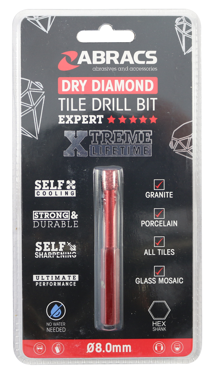 Diamond Tile Drill Bit 8mm