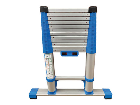 Compactstep L Telescopic Ladder & Stabiliser Bar 3.2m