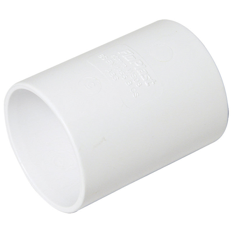 Floplast 32mm Straight Coupling White (WS07)