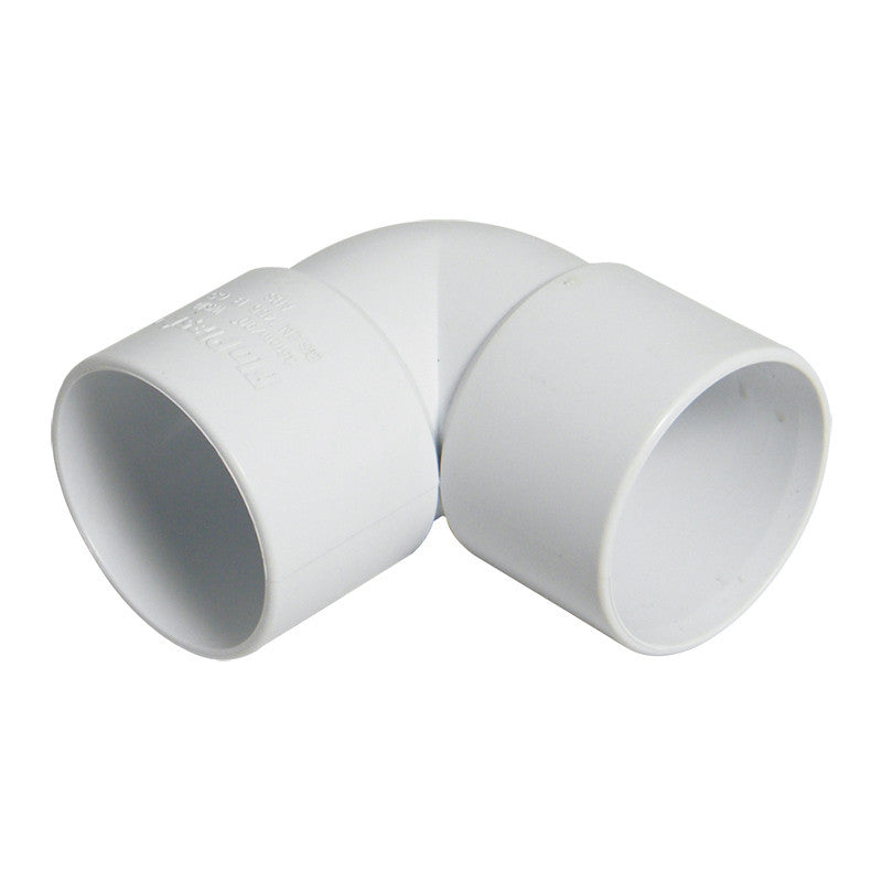 Floplast 40mm Knuckle Bend White (WS11)